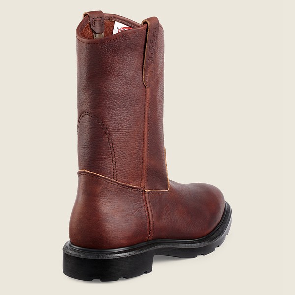 Red Wing Iş Botu Erkek - Supersole® - 11-Inch Soft Toe Pull-On - Bordo - 06CWFBODZ